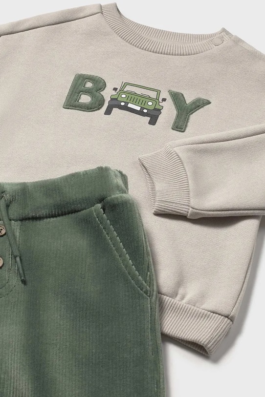 Chłopiec Mayoral komplet dresowy dziecięcy 2513.3C.Baby.9BYA zielony