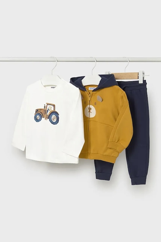 Dječji set trenerke Mayoral zlatna 2840.3E.Baby.9BYA