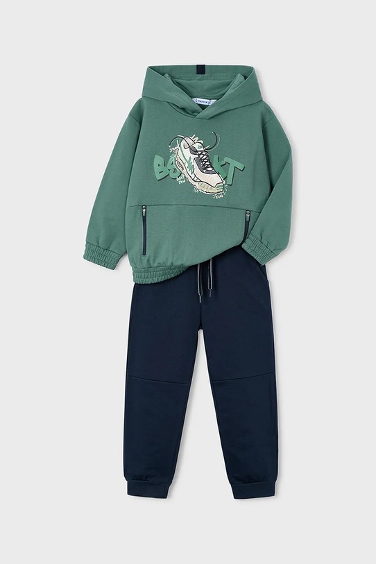 Detská tepláková súprava Mayoral pletenina zelená 4802.5B.Mini.9BYA