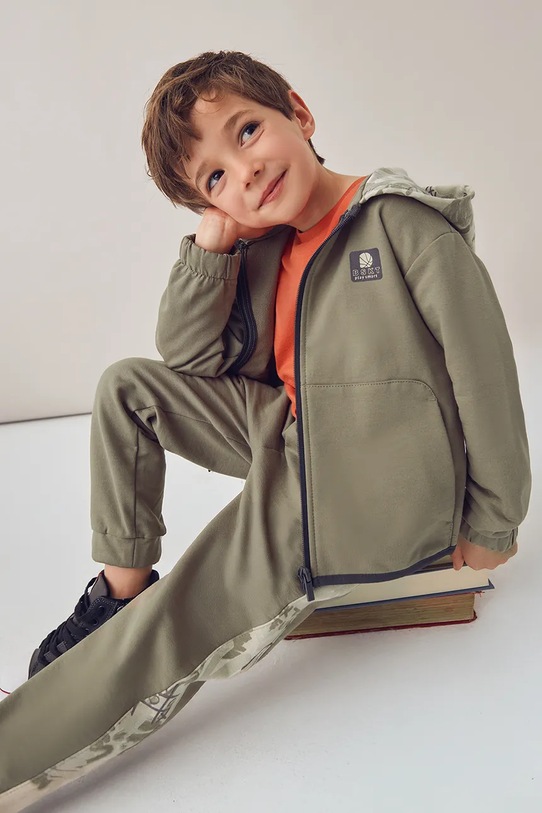 Mayoral komplet dresowy dziecięcy 4803.5B.Mini.9BYA zielony