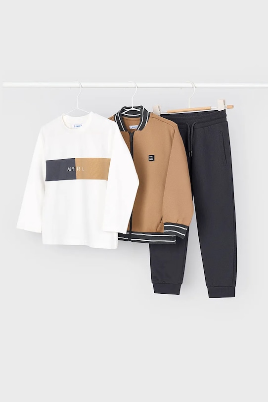 Mayoral dres 4810.5G.Mini.9BYA brązowy AW25