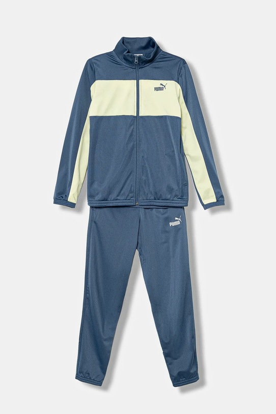 Puma dres dziecięcy PUMA Poly Colorblock Suit B dzianina niebieski 687361.