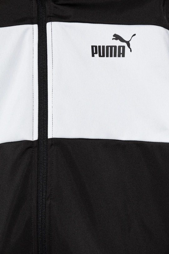 Puma dres dziecięcy PUMA Poly Colorblock Suit B czarny 687361.