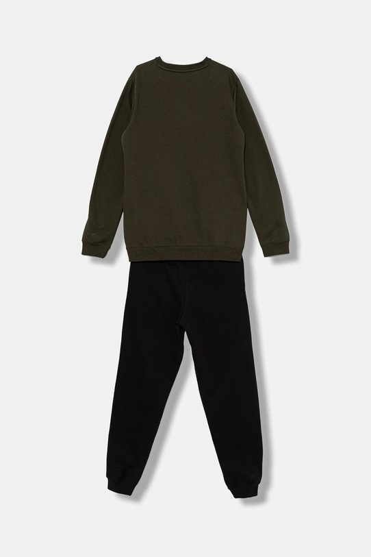 Dětská tepláková souprava Puma ESS No.1 Logo Crew Sweat Suit FL B 689721 zelená AW25