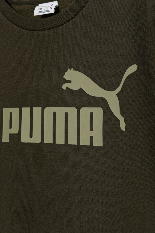 Dětská tepláková souprava Puma ESS No.1 Logo Crew Sweat Suit FL B zelená 689721