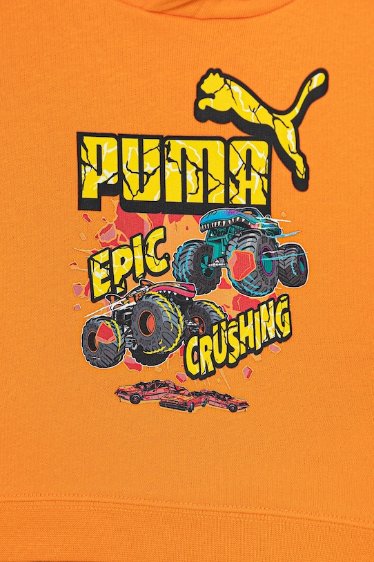 Puma dres dziecięcy PUMA X HOT WHEELS MINICATS Loungewear Set INF TR pomarańczowy 632399