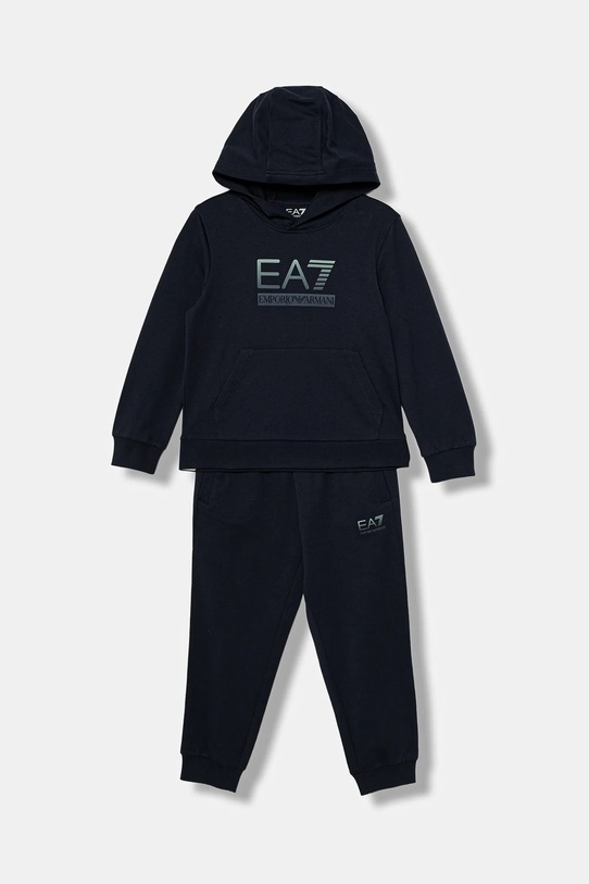 Παιδική φόρμα EA7 Emporio Armani στάμπα σκούρο μπλε 7B000173.AF13512