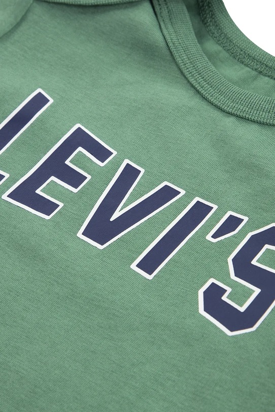 Levi's komplet 3PC FZ, TEE, DENIM SET 6EN867 szary