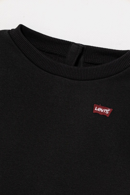 Levi's komplet dresowy niemowlęcy HOODIE & JOGGER SET czarny 6EP012