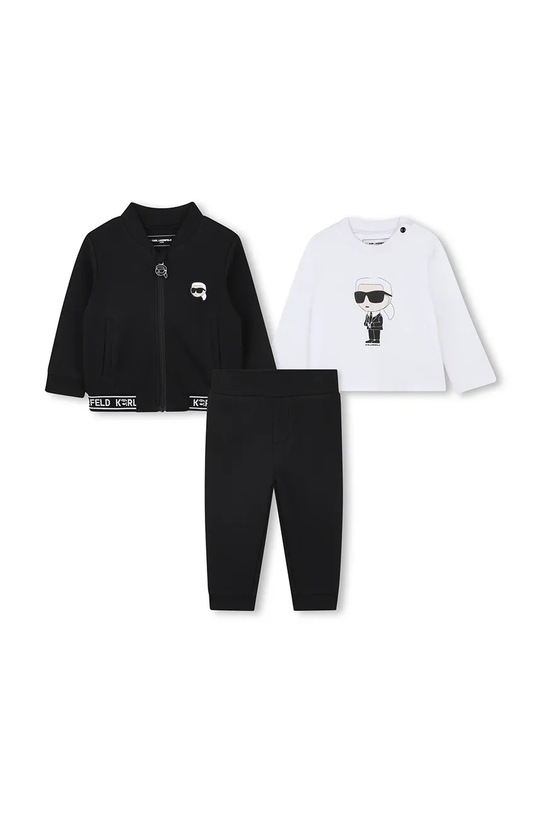 Karl Lagerfeld tuta neonato/a maglia nero Z30658.86.108