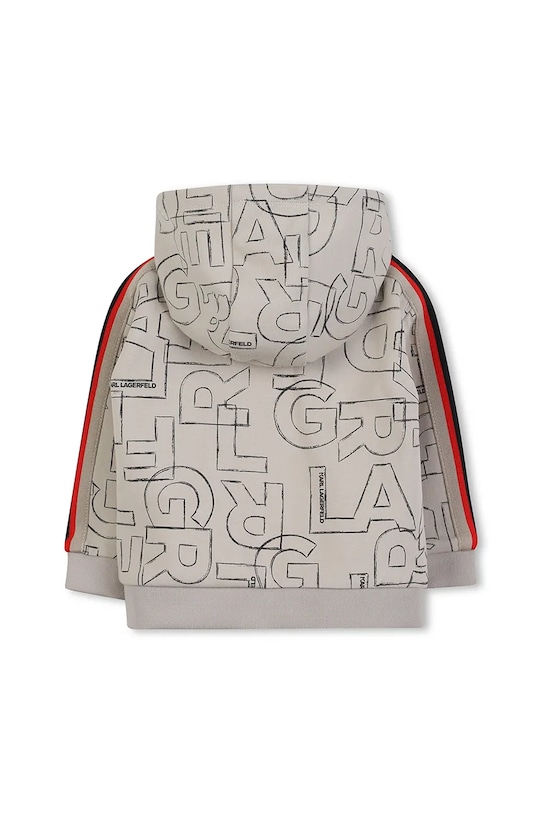 Karl Lagerfeld komplet dresowy niemowlęcy 3-pack beżowy Z30661.86.108