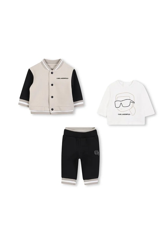 Karl Lagerfeld tuta neonato/a maglia nero Z30671.86