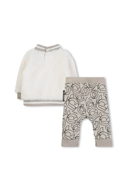 Karl Lagerfeld tuta neonato/a Z30672.67.81 bianco AW25