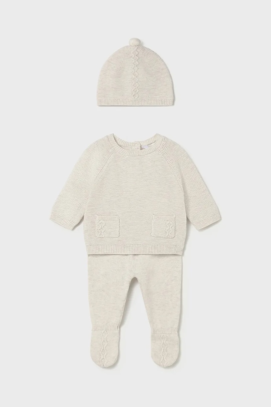 Mayoral Newborn compleu bebe 3-pack tricotaj bej 2564.1C.Newborn.9BYA