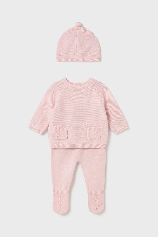 Mayoral Newborn compleu bebe 3-pack tricotaj roz 2564.1C.Newborn.9BYA