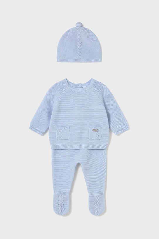 Комплект для младенцев Mayoral Newborn 3 шт трикотаж голубой 2564.1C.Newborn.9BYA