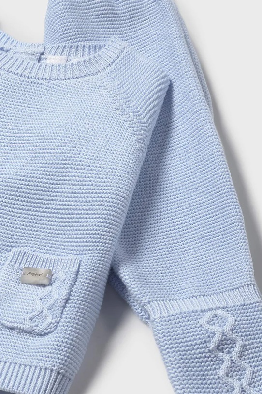 Chłopiec Mayoral Newborn komplet niemowlęcy 3-pack 2564.1C.Newborn.9BYA niebieski