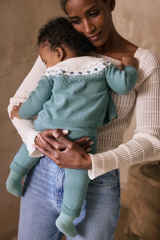 Детский хлопковый комплект Mayoral Newborn 2570.1D.Newborn.9BYA