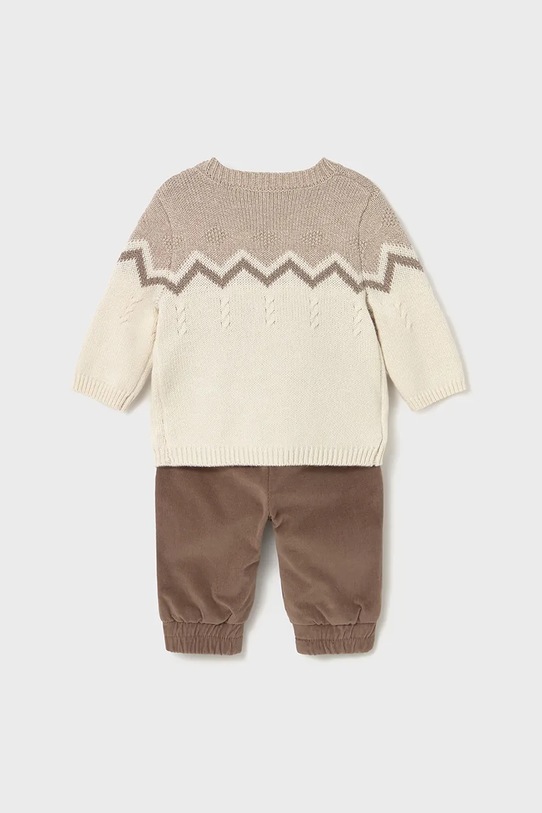 Mayoral Newborn komplet niemowlęcy 2580.1K.Newborn.9BYA brązowy AW25