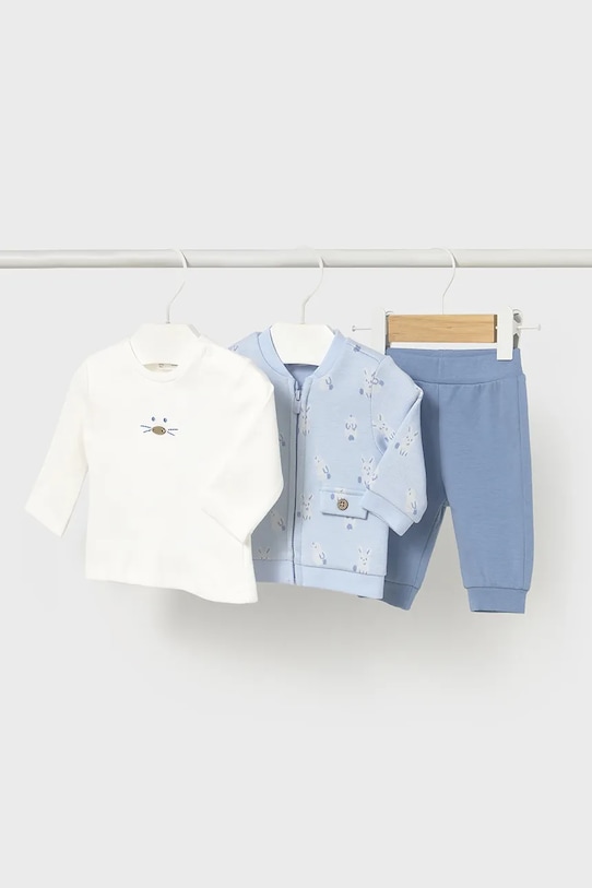 Mayoral Newborn trening bebeluși cu elastan albastru 2622.1C.Newborn.9BYA
