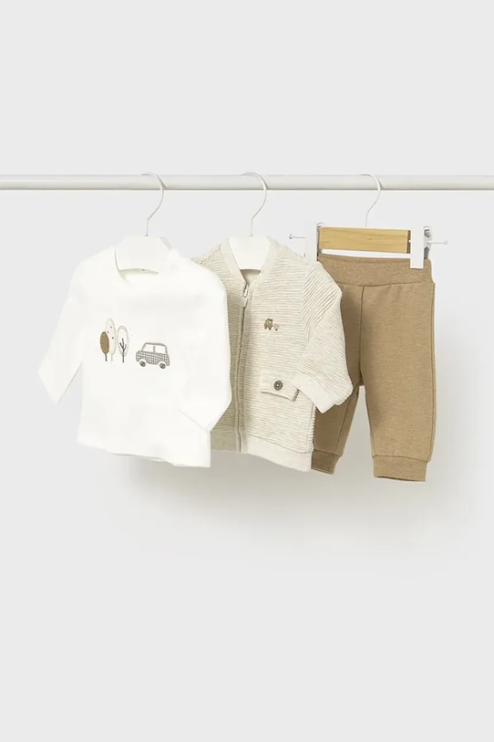 Mayoral Newborn trening bebeluși cu elastan maro 2622.1C.Newborn.9BYA