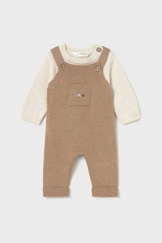 Mayoral Newborn set per bambini in misto lana maglia marrone 2646.1B.Newborn.9BYA