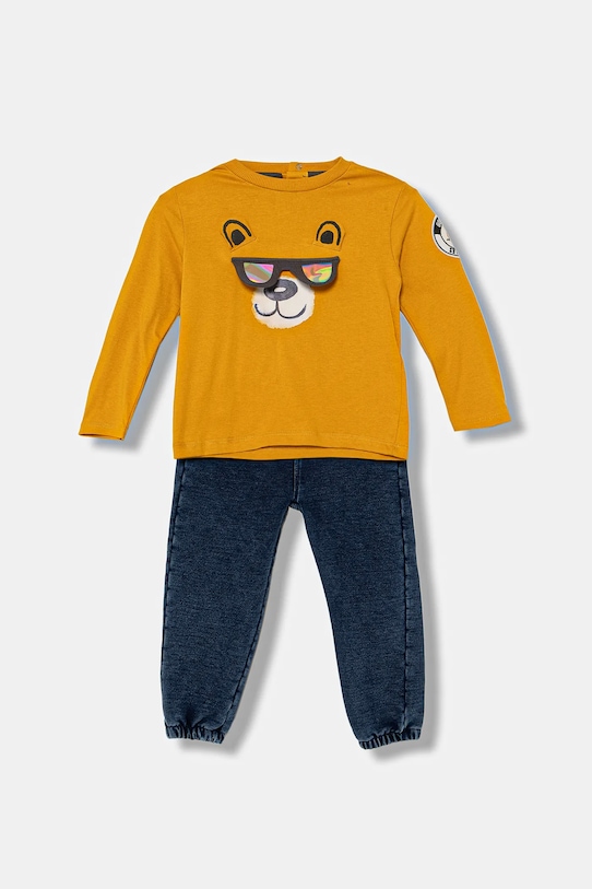 Guess komplet niemowlęcy 2-pack dzianina żółty I5BG06.I3Z14.9BYA