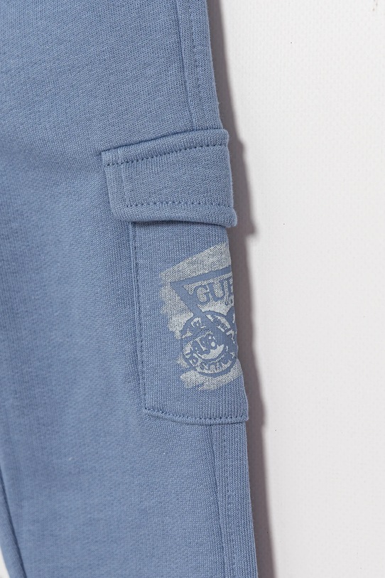 Guess komplet dresowy bawełniany niemowlęcy niebieski I5BG12.KAD74.9BYA
