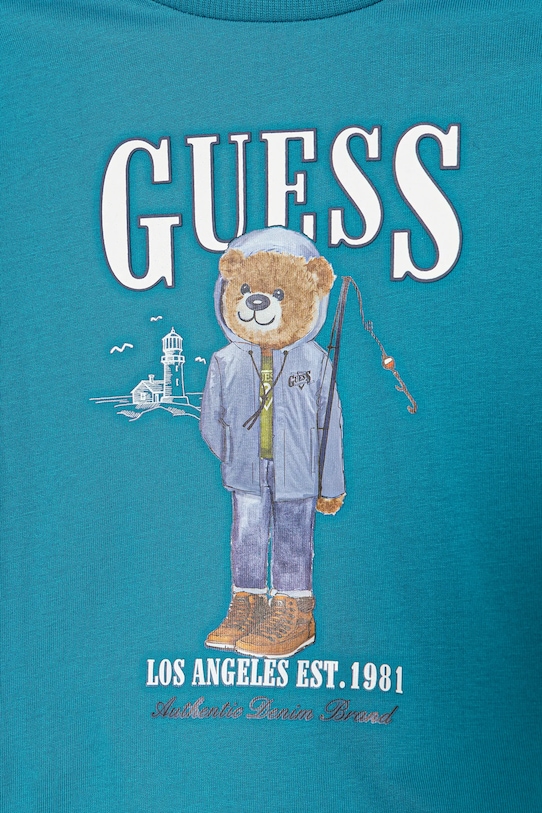 Guess komplet niemowlęcy I5BG13.I3Z14.9BYA turkusowy