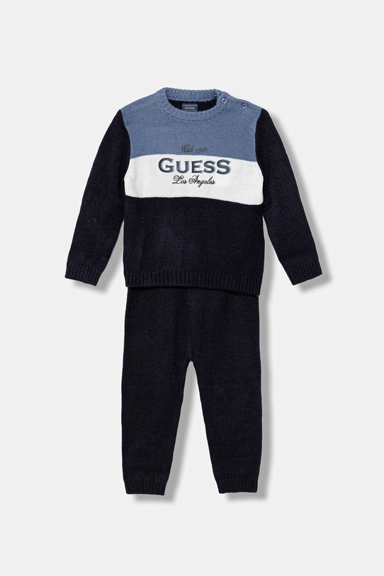 Guess komplet niemowlęcy 2-pack dzianina granatowy I5BG14.Z32N0.9BYA