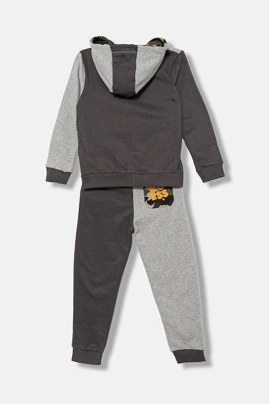 Guess dres bawełniany dziecięcy N5BG07.KAX74.9BYA szary AW25