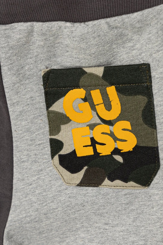 Guess dres bawełniany dziecięcy N5BG07.KAX74.9BYA szary