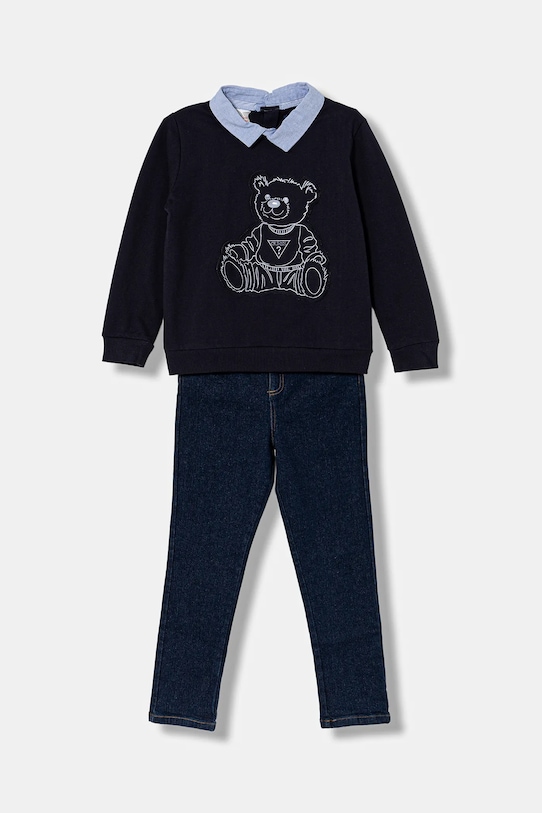 Детски комплект Guess еластичен тъмносин N5BG15.KAX74.9BYA