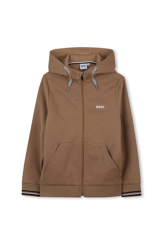 Chłopiec BOSS dres dziecięcy J52399.102.108 brązowy