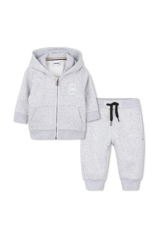 Trenirka za bebe BOSS pletivo siva J52479.74.81