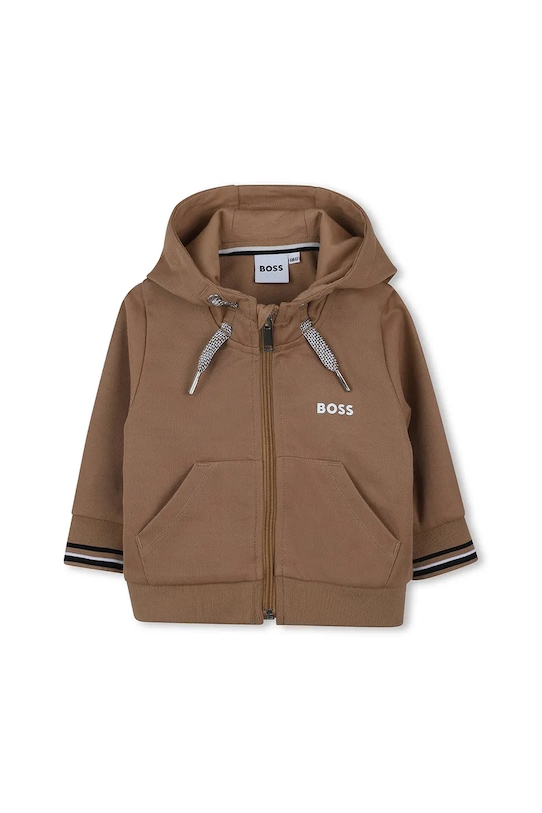 Chłopiec BOSS dres niemowlęcy J52480.74.81 brązowy