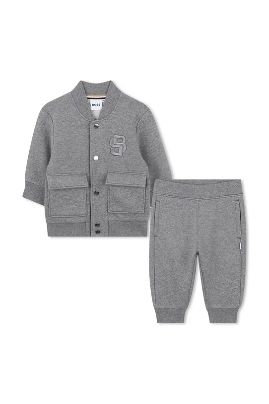 Trenirka za bebe BOSS pletivo siva J52482.74.81