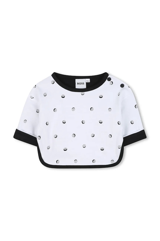 Băieți BOSS set pentru bebeluși din bumbac cu două fețe J52491 negru