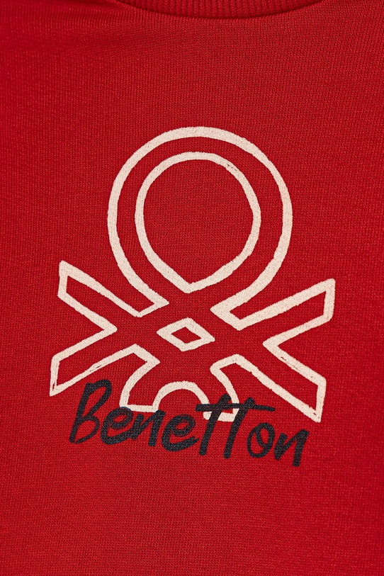 Băieți United Colors of Benetton trening de bumbac pentru copii 3J68GK00S.P.seasonal rosu