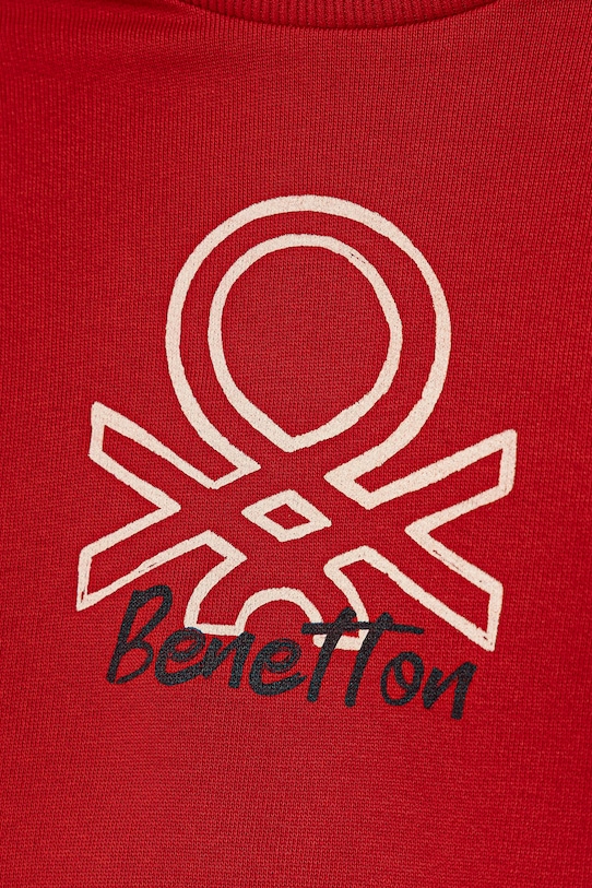 Мальчик Детский хлопковый спортивный костюм United Colors of Benetton 3J68GK00S.P.seasonal красный