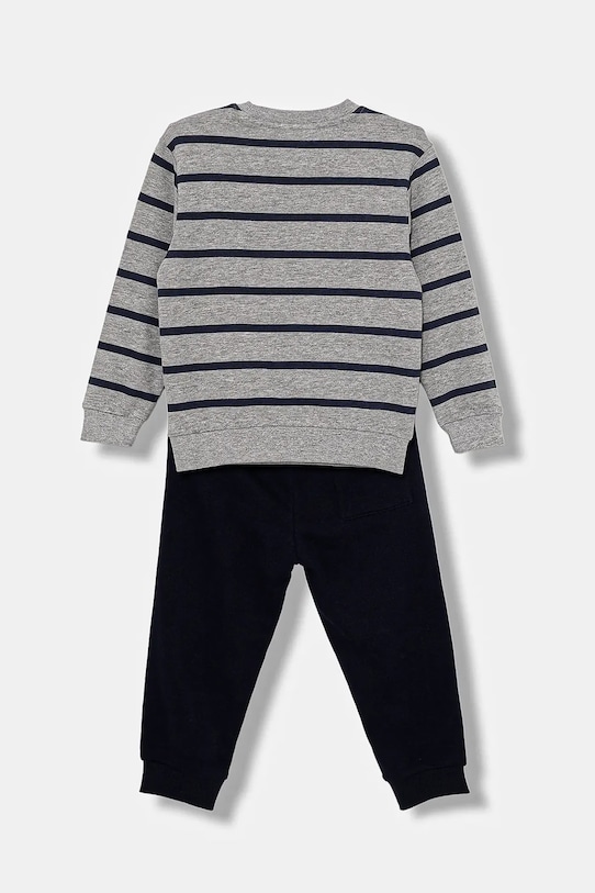 Дитячий бавовняний спортивний костюм United Colors of Benetton 2-pack 3YWXGK00R.P.seasonal темно-синій AW25