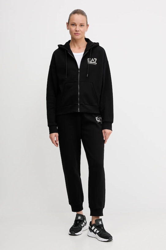 EA7 Emporio Armani trening tricotaj negru AF10377.7W000425