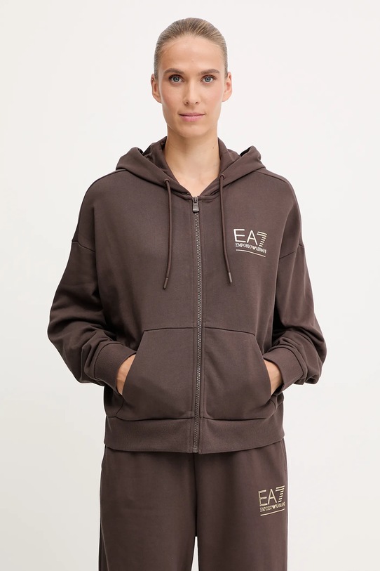 EA7 Emporio Armani dres AF12473.7W000420 brązowy AW25
