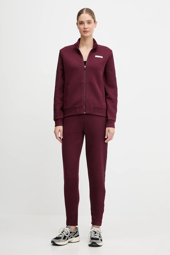 Спортивный костюм EA7 Emporio Armani трикотаж бордо AF13151.7W000680