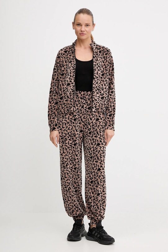 EA7 Emporio Armani dres wzorzyste brązowy AF15937.7W000665