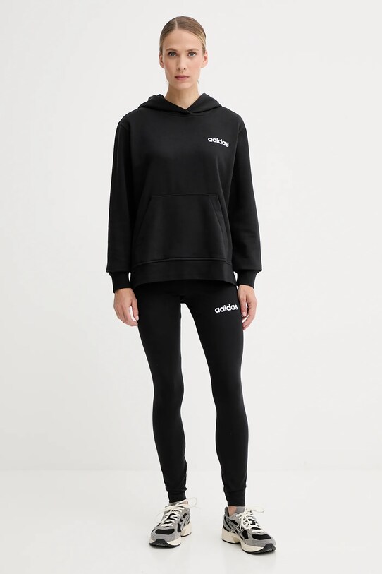 adidas komplet Leisure dzianina czarny JX0474