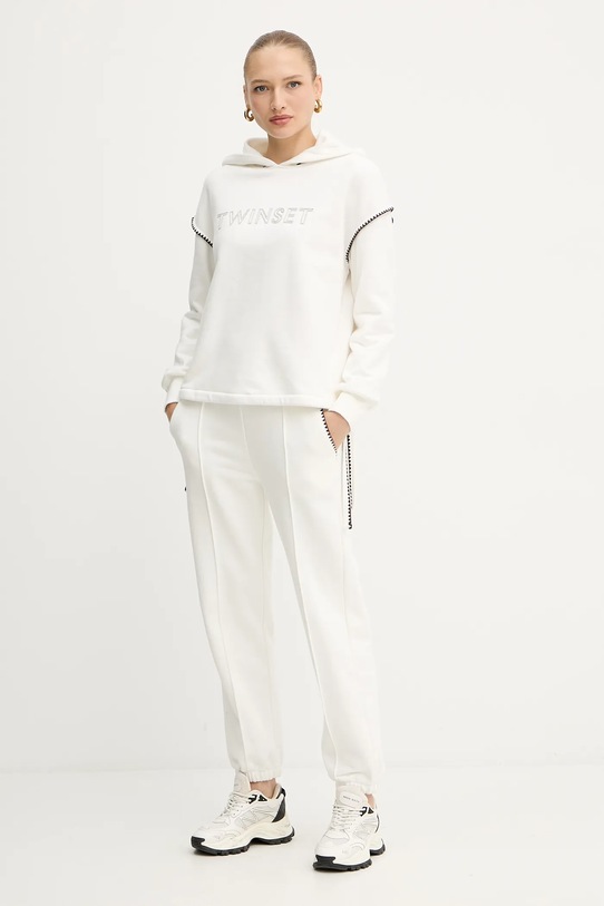 Tepláková souprava Twinset pletenina béžová 252LI2JAA