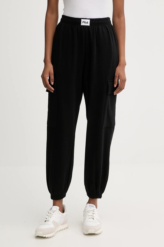 Fila dres bawełniany czarny FPW4212