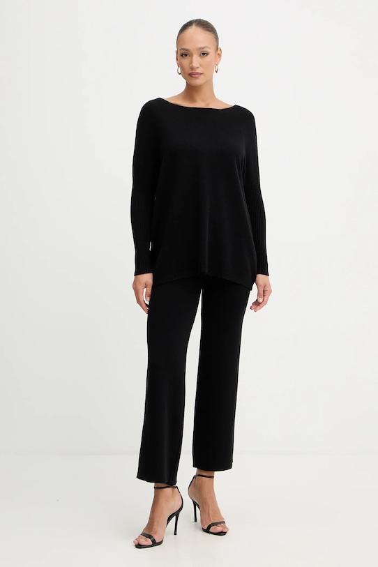 Haveone dres dzianina czarny HNC.P001