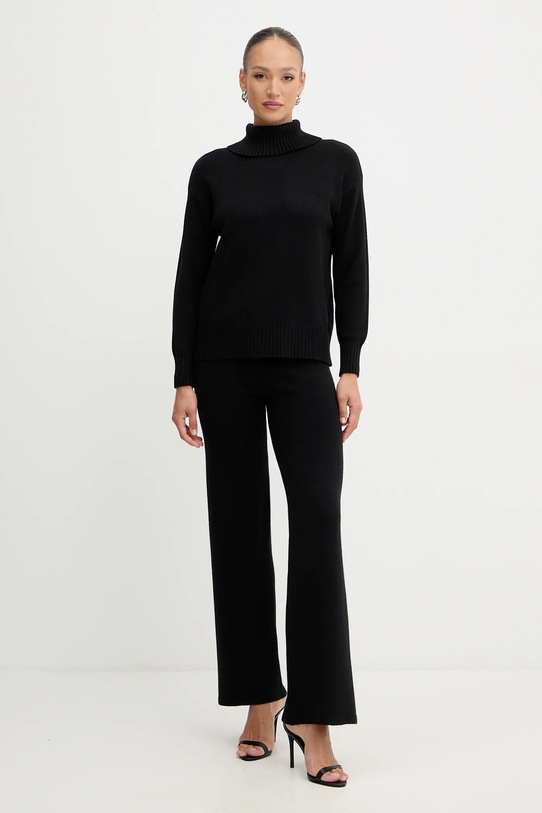 Haveone komplet dzianina czarny HNC.P004